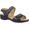 Fleet & Foster Womens Linda Memory Foam Leather Sandals