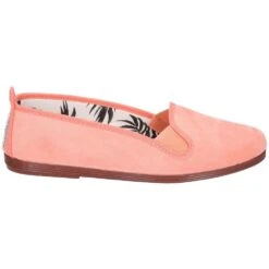 Flossy Womens Dosier Slip On Ballerina Sparkle Pump Shoes -BreezeSole Shoes Store flo018 coral 03