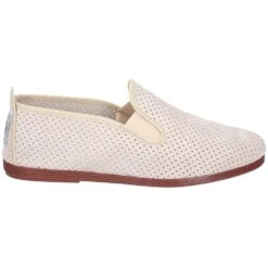 Flossy Mens & Womens Pulga Slip On Casual Summer Shoes -BreezeSole Shoes Store flo028 beige 03