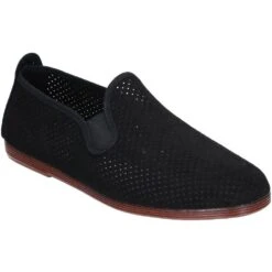 Flossy Mens & Womens Pulga Slip On Casual Summer Shoes -BreezeSole Shoes Store flo028 black 01