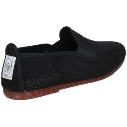 Flossy Mens & Womens Pulga Slip On Casual Summer Shoes -BreezeSole Shoes Store flo028 black 02