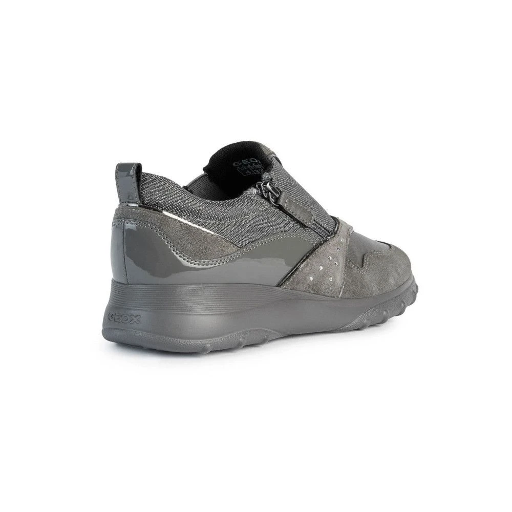 Geox Womens D Zosma B Low Top Suede Trainers 2 Geox Womens D Zosma B Low Top Suede Trainers - Image 2