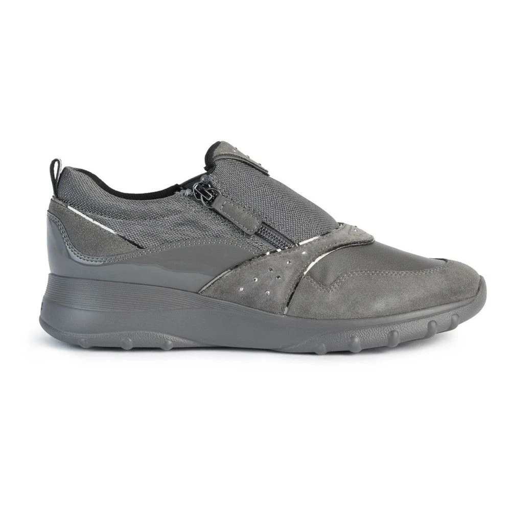 Geox Womens D Zosma B Low Top Suede Trainers 4 Geox Womens D Zosma B Low Top Suede Trainers - Image 4