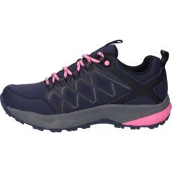 Hi Tec Womens Diamonde Low Softshell Walking Shoes -BreezeSole Shoes Store hit088 blkecl 05