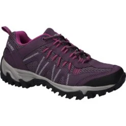 Hi Tec Womens Jaguar Lightweight Walking Shoes -BreezeSole Shoes Store hit095 plumfu 01