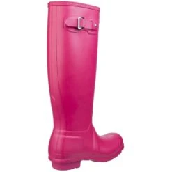 Hunter Womens Original Adjustable Tall Wellington Boots -BreezeSole Shoes Store hun021 bpink 03