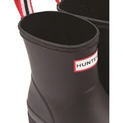 Hunter Womens Original Play Rubber Short Wellington Boots -BreezeSole Shoes Store hun051 black 04
