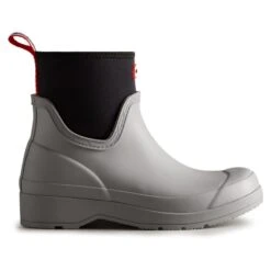 Hunter Womens Play Short Neoprene Waterproof Welly Boots -BreezeSole Shoes Store hun063 steall 01