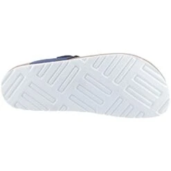 Hush Puppies Womens Kayla Leather Slip On Sandals -BreezeSole Shoes Store hus324 navy 04