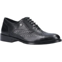 Hush Puppies Womens Natalie Leather Brogue Lace Up Shoes