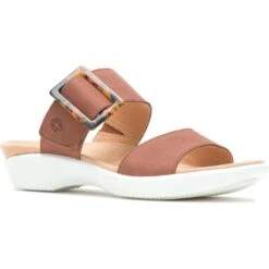 Hush Puppies Womens Dorri Heeled Leather Sandals