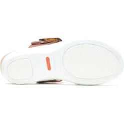 Hush Puppies Womens Dorri Heeled Leather Sandals -BreezeSole Shoes Store hus394 amber 03