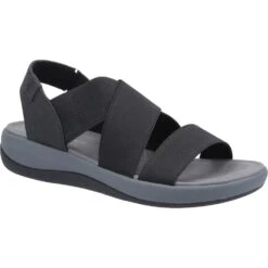 Hush Puppies Womens Sophia Elastic Cross Strap Sandals