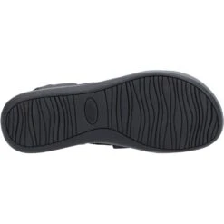 Hush Puppies Womens Sophia Elastic Cross Strap Sandals -BreezeSole Shoes Store hus425 black 03