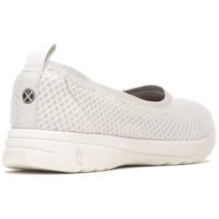 Hush Puppies Womens Good Shoes Slip On Ballet Shoes -BreezeSole Shoes Store hus435 grey 04