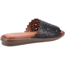 Hush Puppies Womens Bryony Mule Summer Slider Sandals -BreezeSole Shoes Store hus514 black 03