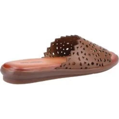 Hush Puppies Womens Bryony Mule Summer Slider Sandals -BreezeSole Shoes Store hus514 tan 03