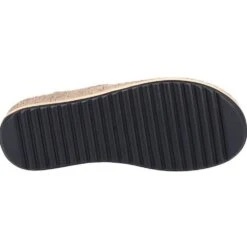 Hush Puppies Womens Elissa Toepost Summer Slider Sandals -BreezeSole Shoes Store hus526 tan 04