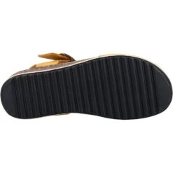 Hush Puppies Womens Ellie Suede Leather Summer Sandals -BreezeSole Shoes Store hus527 yellow 04 1