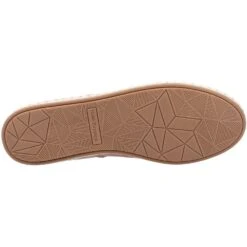 Hush Puppies Womens Mim Suede Slip On Flat Espadrille Shoes -BreezeSole Shoes Store hus598 pink 04