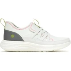 Hush Puppies Womens Elevate Step In Cushioned Trainer Boots -BreezeSole Shoes Store hus714 white 02