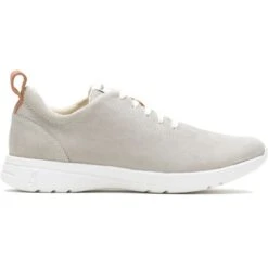 Hush Puppies Womens Good Lace Up Lightweight Leather Shoes -BreezeSole Shoes Store hus715 grey 02 1