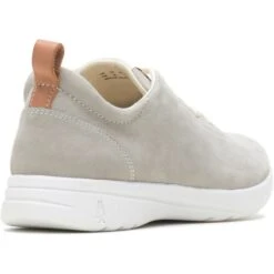 Hush Puppies Womens Good Lace Up Lightweight Leather Shoes -BreezeSole Shoes Store hus715 grey 03 1