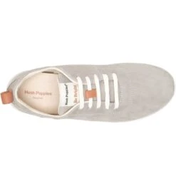 Hush Puppies Womens Good Lace Up Lightweight Leather Shoes -BreezeSole Shoes Store hus715 grey 05 1