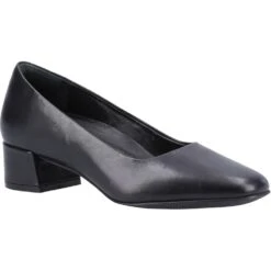 Hush Puppies Womens Alina Padded Leather Court Shoes