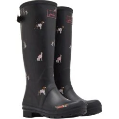 Joules Womens Welly Print Tall Length Wellington Boots