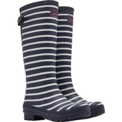 Joules Womens Welly Print Tall Length Wellington Boots -BreezeSole Shoes Store jou1255 fnavstp 01