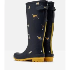 Joules Womens Welly Printed Waterproof Wellington Boots -BreezeSole Shoes Store jou1443 navhrbdogs 04