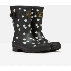 Joules Womens Molly Mid Height Chelsea Wellington Boots -BreezeSole Shoes Store jou1663 blkdsy 02