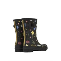 Joules Womens Molly Mid Height Chelsea Wellington Boots -BreezeSole Shoes Store jou1663 blkflo 04 1