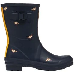 Joules Womens Molly Welly Mid Height Rubber Wellington Boots