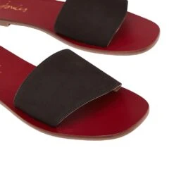 Joules Womens Dayton Slip On Leather Slider Sandals -BreezeSole Shoes Store jou1918 black 04