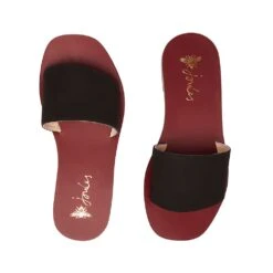 Joules Womens Dayton Slip On Leather Slider Sandals -BreezeSole Shoes Store jou1918 black 05