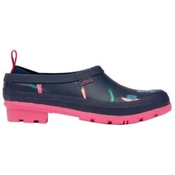 Joules Womens Pop On Ankle Height Rubber Wellington Boots -BreezeSole Shoes Store jou1953 nvyveg 01