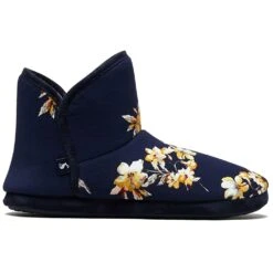 Joules Womens Cabin Warm Faux Fur Lined Comfortable Slippers -BreezeSole Shoes Store jou2035 nvyflr 01