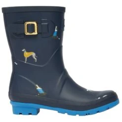 Joules Womens Molly Welly Waterproof Mid Wellington Boots