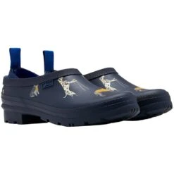Joules Womens Pop On Slip On Clog Wellington Boots -BreezeSole Shoes Store jou2126 navdog 05