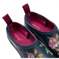 Joules Womens Pop On Slip On Clog Wellington Boots -BreezeSole Shoes Store jou2126 navflo 06