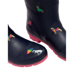 Joules Womens Molly Welly Waterproof Wellington Boots -BreezeSole Shoes Store jou2256 navrnbwdog 06