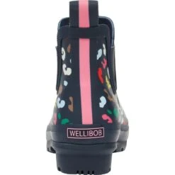 Joules Womens Wellibob Waterproof Wellington Boots -BreezeSole Shoes Store jou2257 navbeeleop 05