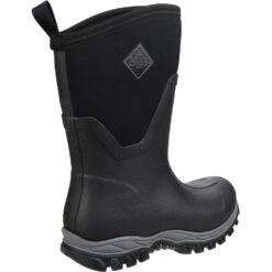 Muck Boots Womens/Ladies Arctic Sport Mid Fleece Wellington Boots -BreezeSole Shoes Store muc015 black 03