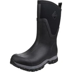 Muck Boots Womens/Ladies Arctic Sport Mid Fleece Wellington Boots -BreezeSole Shoes Store muc015 black 07