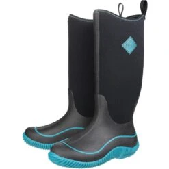Muck Boots Womens/Ladies Hale Womens Pull On Wellington Boots -BreezeSole Shoes Store muc017 blabl 05
