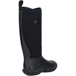 Muck Boots Womens Hale Breathable Pull On Wellington Boots -BreezeSole Shoes Store muc063 black 03