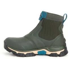 Muck Boots Womens Apex Mid Waterproof Zip Up Ankle Boots -BreezeSole Shoes Store muc089 moss 03