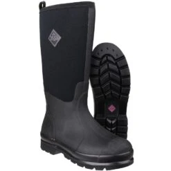 Muck Boots Womens Chore Classic Tall Slip On Wellies -BreezeSole Shoes Store muc090 black 06